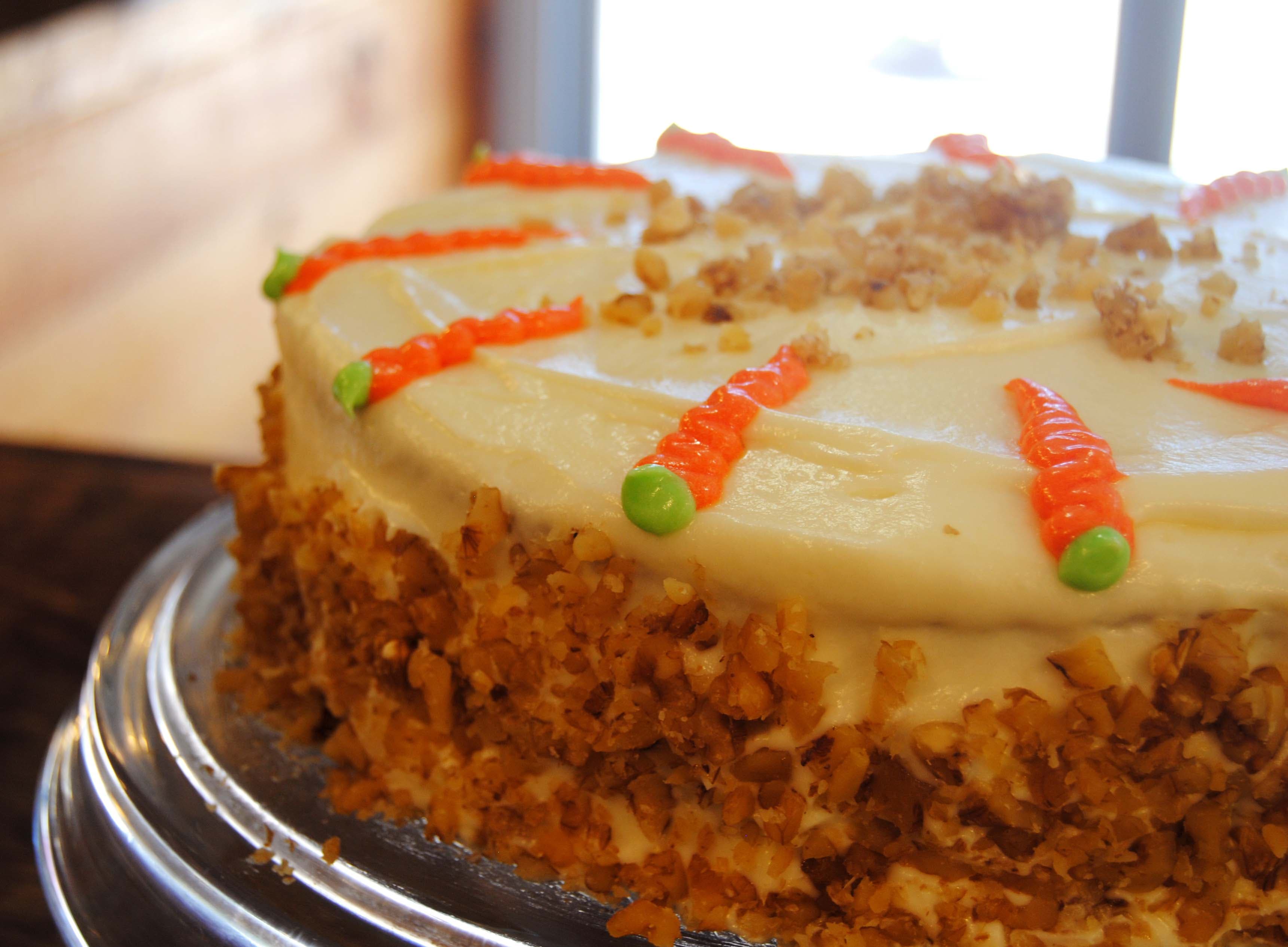 Moist Carrot Cake with Cream Cheese Frosting